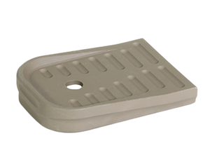 Timber Creek Outdoors GL43XMFPFDE Glock 43X Magazine Floor Plate Flat Dark Earth Aluminum