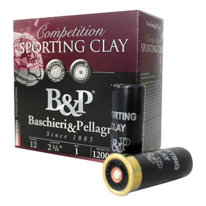 Baschieri & Pellagri Cartridge Sporting Clay 12 Gauge 2-3/4'' 1Oz #8 Shot 250/Case