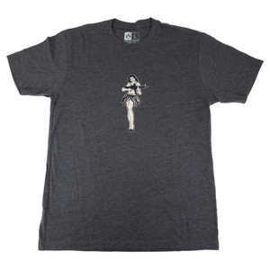 Magpul MAG1117-010-L Hula Girl CVC Charcoal Gray Cotton/Polyester Short Sleeve Large