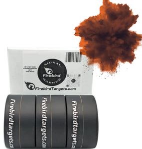 Firebird USA SMO Signal Marker Moving Trajectory/Static Orange Universal Firearm 65mm 3 Pack