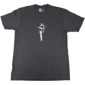 Magpul MAG1117-010-2XL Hula Girl CVC Charcoal Gray Cotton/Polyester Short Sleeve 2XL
