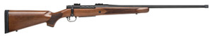 Mossberg 28239 Patriot Full Size 7mm PRC 3+1 24" Matte Blued Fluted Threaded Barrel, Drilled & Tapped Matte Blued Stainless Steel Receiver, Walnut Fixed Stock