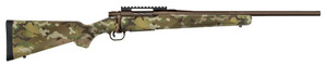 Mossberg 28283 Patriot Compact 300 Win Mag 4+1 20" Patriot Brown Cerakote Threaded Bull Barrel, Patriot Brown Cerakote Steel Receiver w/Picatinny Rail, MultiCam Fixed Synthetic Stock