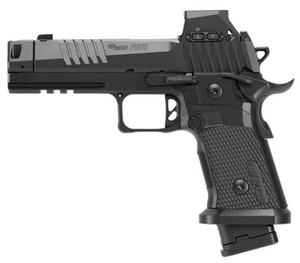 Sig Sauer P211-GTO Blackout Handgun 9mm Luger 21(2)&23(1)rd Magazines 4.4" Compensated Barrel with RomeoX SAO