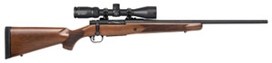 Mossberg 28241 Patriot w/Optic Full Size 350 Legend 4+1 22" Matte Blued Fluted Threaded Barrel, Matte Blued Drilled & Tapped Receiver, Walnut Fixed Stock, Vortex Crossfire II 3-9x40mm Scope