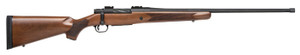 Mossberg 28236 Patriot Full Size 6.5 PRC 4+1 24" Matte Blued Fluted Threaded Barrel, Drilled & Tapped Matte Blued Stainless Steel Receiver, Walnut Fixed Stock