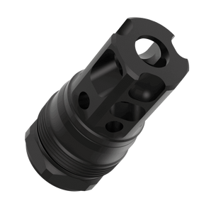 Liberty Precision Machine LPM-2009 Liberty Bell Muzzle Brake Black Stainless Steel 1/2"x28 Threads 1.70"