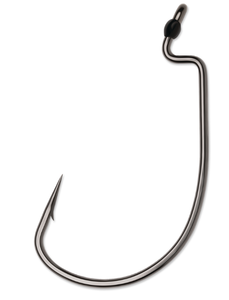 VMC Worm Hook Heavy Duty Wide Gap Black Nickel Size 3/0 6ct