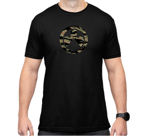 Magpul MAG1292-001-3XL Tiger Stripe Icon Black Cotton/Polyester Short Sleeve 3XL