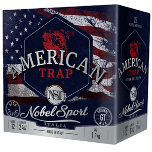 Noble NSI Target Nobel Speed Shotshell 12 ga 2-3/4" 1-1/8 oz 1300 fps #7.5 250/ct Case (10-25/ct Boxes)