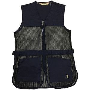 Bob Allen Full Mesh Dual Pad Shooting Vest Navy Blue XL