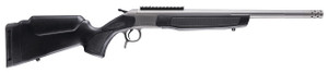 CVA CR4441S Scout Takedown 400 Legend 1rd 22" Stainless Fluted Threaded Barrel, Stainless Steel Receiver w/Picatinny Rail, Adj Comb & LOP Black Synthetic Stock