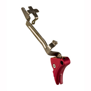Lone Wolf Dist. Lwd Ultimate Adjustable Trigger W/ Trigger Bar 10/45 Red
