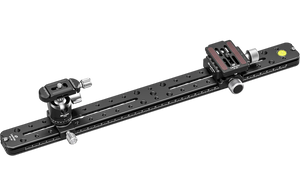 Leofoto Usa FDM-04 Binocular Rangefinder Rail Kit Black Aluminum 17.71" Long