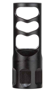Tapco TAP22046 Self Timing Muzzle Brake Black Nitride Steel 5/8"x24 Threads 30 Cal