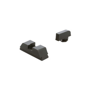 Ameriglo Range Sight Set Serrated For Glock G5 9mm/.40 Caliber Black
