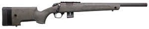 Bergara Rifles BMR010 BMR-X Carbon Fiber 22 WMR 10+1 18" Carbon Fiber Threaded Barrel, Black Cerakote Picatinny Rail Steel Receiver, Adj LOP Black w/Green Webbing Synthetic Stock