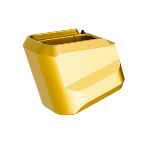Tyrant CNC TDVP9MAGEXGOLD Magazine Extension Extension Fits H&K VP9/VP40/VP30 5rd Gold Aluminum