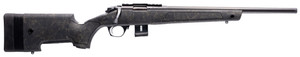 Bergara Rifles BMR011 BMR-X 17 HMR 10+1 18" Blued Heavy Threaded Barrel, Blued Picatinny Rail Receiver, Adj LOP Green w/Black Webbing Synthetic Stock