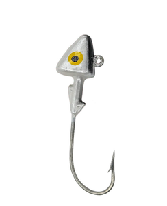 Head Hunter Shad Heads 3/8 Pearl/Black 4ct