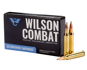 Wilson Combat A22365SBT 223Rem 65gr Sierra GameKing Spitzer Boat Tail 20 Per Box/10 Case