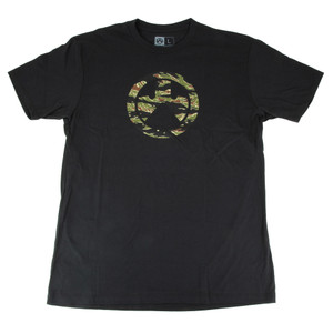 Magpul MAG1292-001-L Tiger Stripe Icon Black Cotton/Polyester Short Sleeve Large
