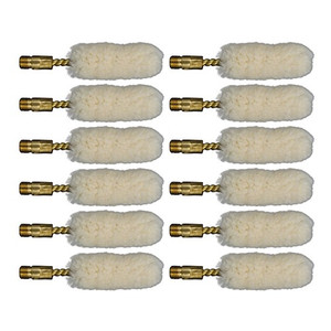 Brownells Wool Bore Mop 20 Gauge 12 Pack
