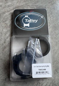 Talley TMS34L Modern Sporting Black Anodized Aluminum 34mm Tube Low Picatinny DEMO/USED
