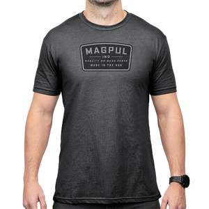 Magpul MAG1526-010-S Go Bang Parts Charcoal Gray Cotton/Polyester Short Sleeve Small