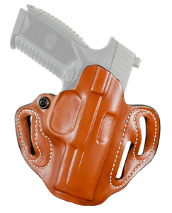 DeSantis Gunhide 002TAA09Z0 Speed Scabbard OWB Tan Leather Fits S&W Shield X Right Hand