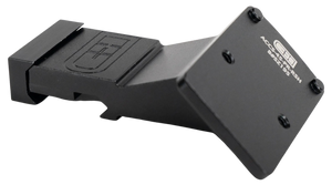 C&H Precision PR45RSH Picatinny Mount Red Dot Optic Mount Black Aluminum Compatible w/ Trijicon RMR/SRO