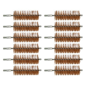 Brownells Chamber Brush, Bronze, 12 Gauge, 8-32 Thread, 12 Pack