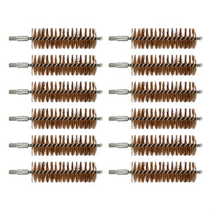 Brownells Chamber Brush, Bronze, 20 Gauge, 8-32 Thread, 12 Pack