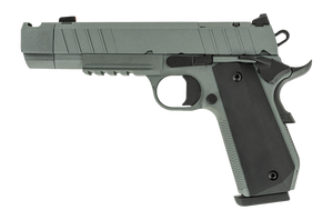 Tisas 1911 Nightstalker SF-C Handgun 45 Auto 8rd Magazine 4.25'' Compensated Barrel Cerakote Grey Finish