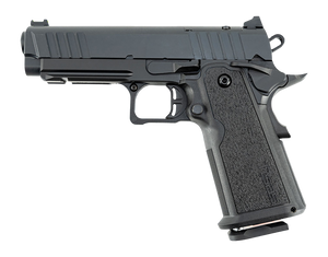 Tisas 1911 Duty 9 DS Handgun 9mm Luger 18rd Magazines(2) 4.25" Barrel Titanium Firing Pin Black w/Rail