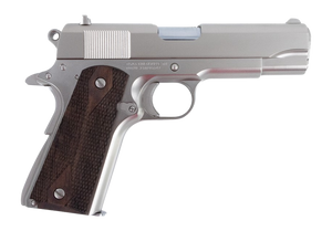 Tisas 1911 Tank Commander Handgun 9mm Luger 9rd Magazines (2) 4.25" Barrel Nickel