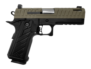 LFA Apollo 11 Compact Handgun 9mm Luger 18rd Magazine 4.15" Barrel FDE/Black
