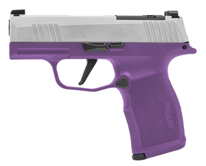 Sig Sauer 365X-9-TXR3-PR P365 XSeries Purple Rain 9mm Luger 12+1 3.10" Black DLC Barrel Stainless Steel Optic Ready/Serrated