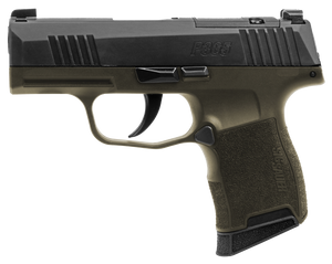 Sig Sauer 365-9-BXR3-FS P365 Fortunate Son 9mm Luger 10+1 3.10" Black DLC Barrel Black Nitron Stainless Steel Optic