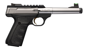 Browning 051618490 Buck Mark Plus Camper SR 22 LR 10+1 5.90" Matte Blued Bull Threaded Barrel Picatinny Rail Receiver Aluminum