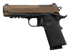 Sig Sauer 1911XCA45FBZXR3P 1911 XSeries Carry 45 ACP 8+1 4.20" Bronze Cerakote w/Freedom Engraving Stainless Steel Optic