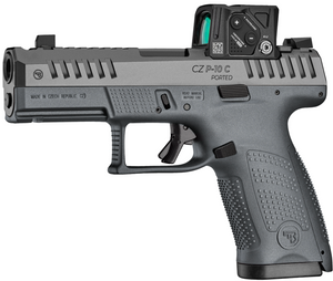 CZ USA P-10 C Ported Handgun 9mm Luger 15rd 4" Barrel COA Black W/ Aimpoint