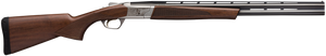 Browning 018701606 Cynergy Micro Midas 12ga 3" 2rd 24" Satin Blued Barrel Game Scene Engraved Silver Nitride Rec Grade I/II