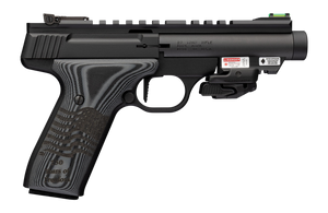 Browning 051612490 Buck Mark Black Label 250 SR 22 LR 10+1 4.40" Matte Black Threaded Bull Barrel Matte Black Aluminum Frame