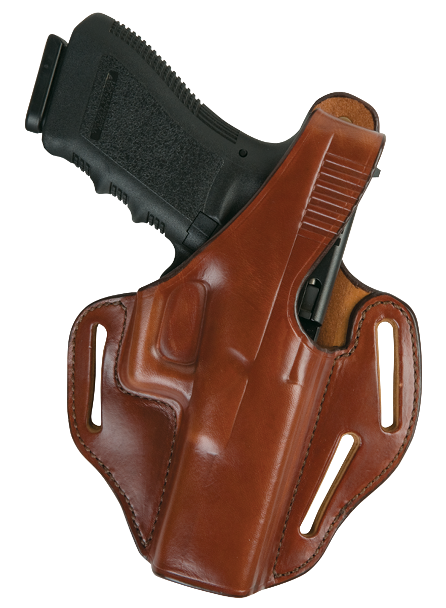 Bianchi 24116 77 PiranhaOWB Size 01 Tan Leather Belt Slide Fits S&W J Frame Right Hand
