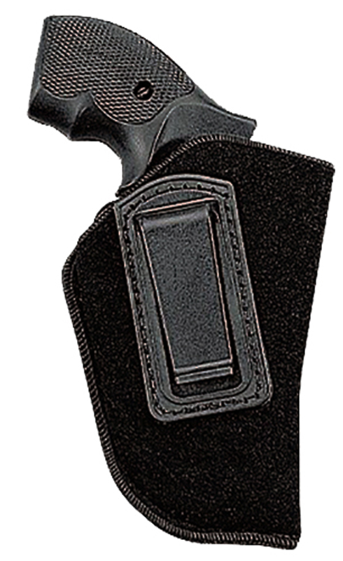Uncle Mike's 89161 Inside The Pants Holster IWB Size 16 Black Suede Like Belt Clip Fits Med/Large Semi Autos Fits 3.25-3.75" Barrel Right Hand