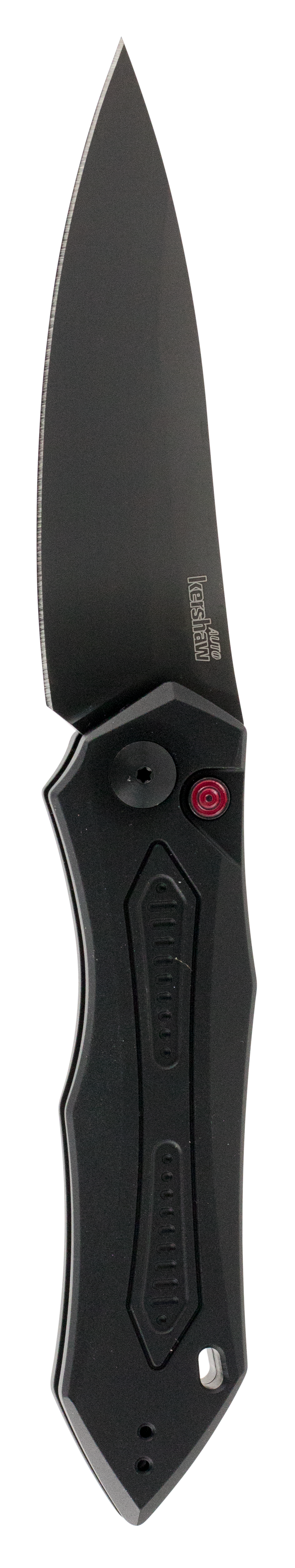 Kershaw 7800BLK Launch 6 3.75" Folding Drop Point Plain Black DLC CPM 154 SS Blade Black Anodized Aluminum Handle Includes Pocket Clip