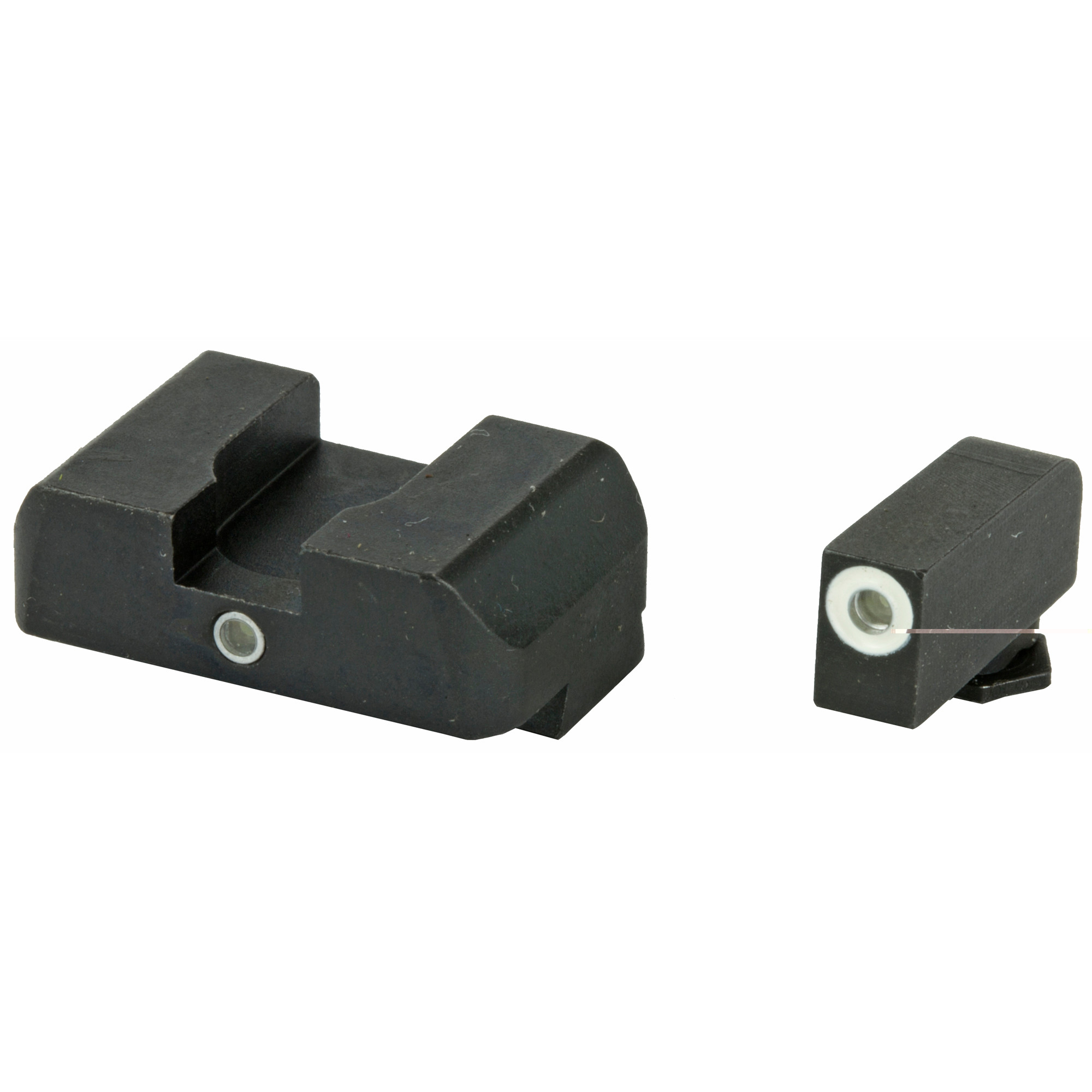 AmeriGlo GL102 i-Dot Sight set for GlockBlack | Green Tritium with White Outline Front Sight Green Tritium i-Dot Rear Sight