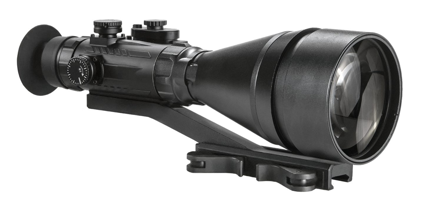 AGM Global Vision 15WP6623483111 Wolverine Pro-6 3AL1 Night Vision Riflescope Matte Black 6x100mm Gen 3 Auto Gated Level 1 Illuminated Red Chevron w/Ballistic Drop Reticle (Adjustable Projected Reticle)