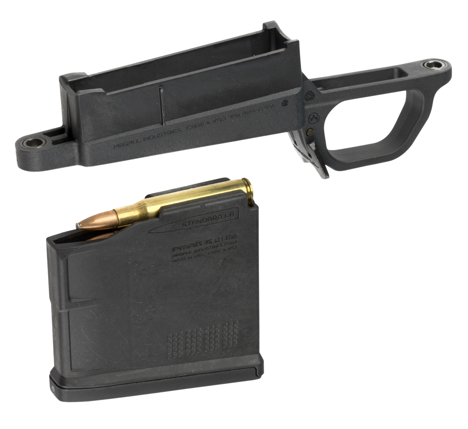 Magpul Hunter 700 Detachable Magazine Well with 5-Round Magazine Polymer Black